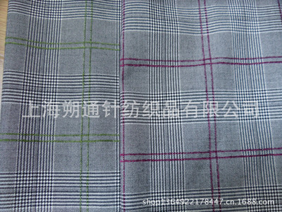 滌粘腈綸色織格子彈力面料 ZM5772 時尚與功能的創新融合